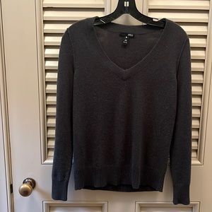 AQUA Dark Gray/Heather Cashmere Sweater